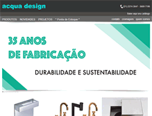 Tablet Screenshot of acquadesignrio.com.br